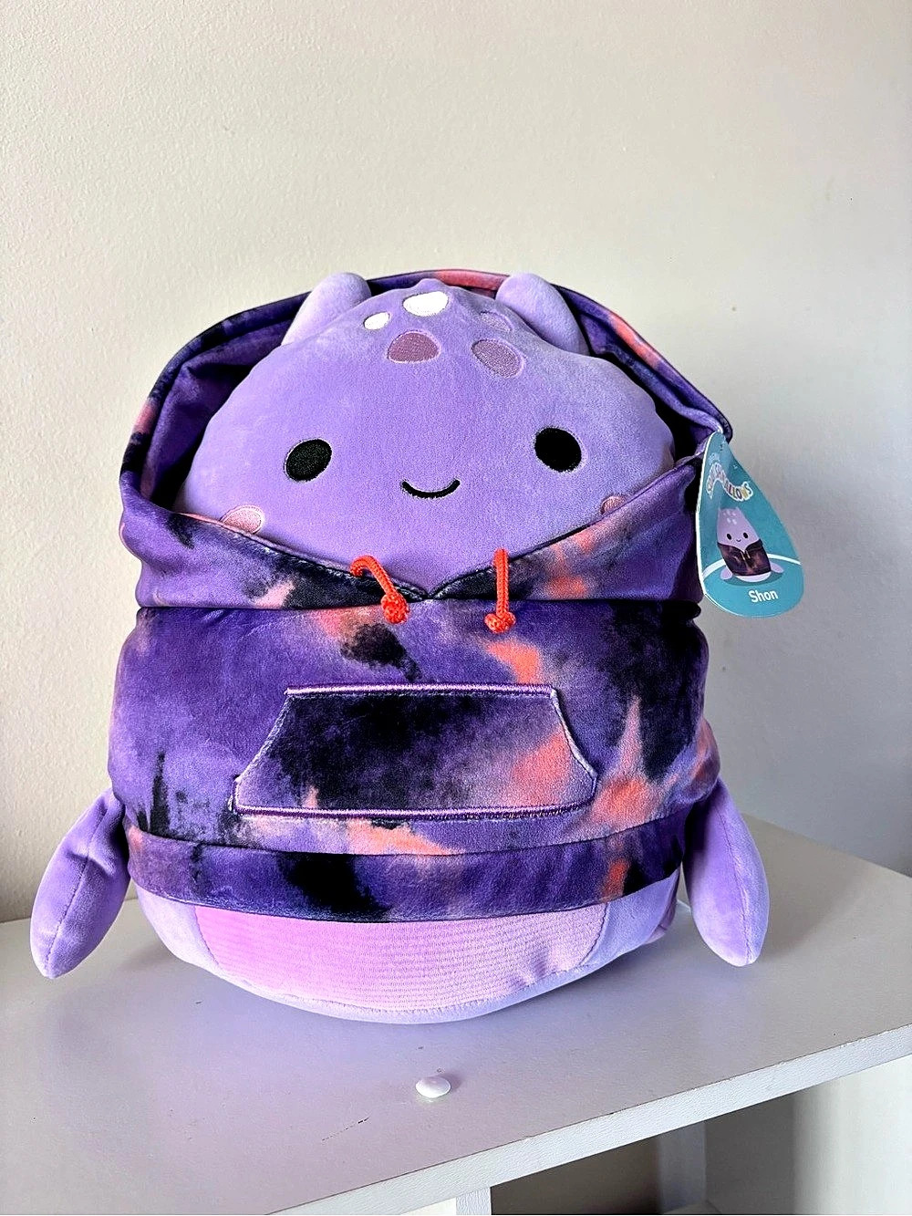Squishmallows Shon the Loch Ness Monster (Hoodie Squad Edition) Plush Purple